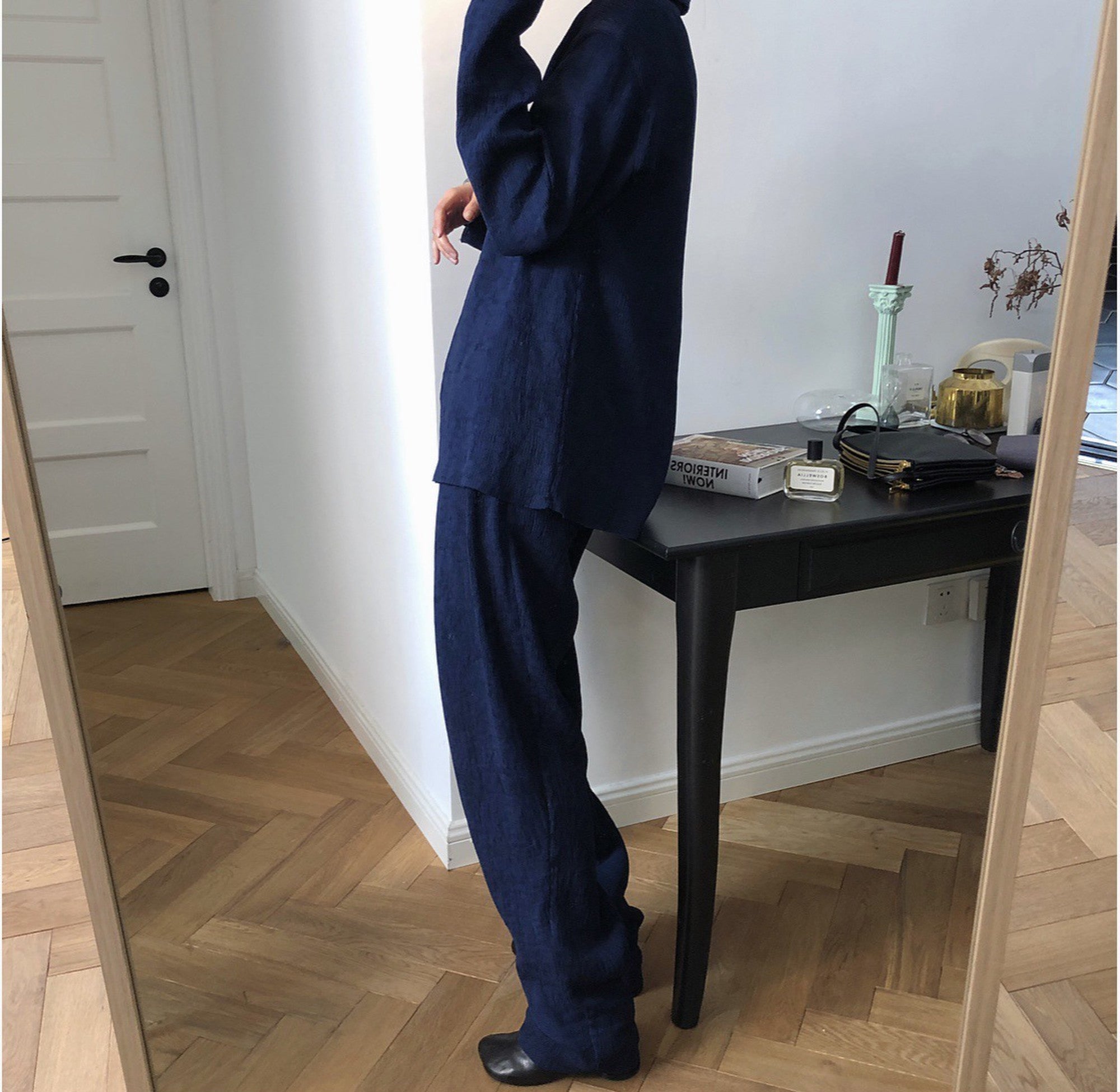 Slender Pleated Shirt_5556