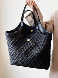 Quilted Shoulder Tote Bag_HL4156