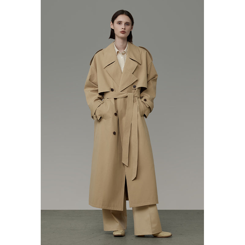 High-end irregular collar coat_DI100259