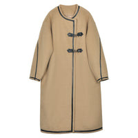 Round Neck Woolen Coat_DI100298