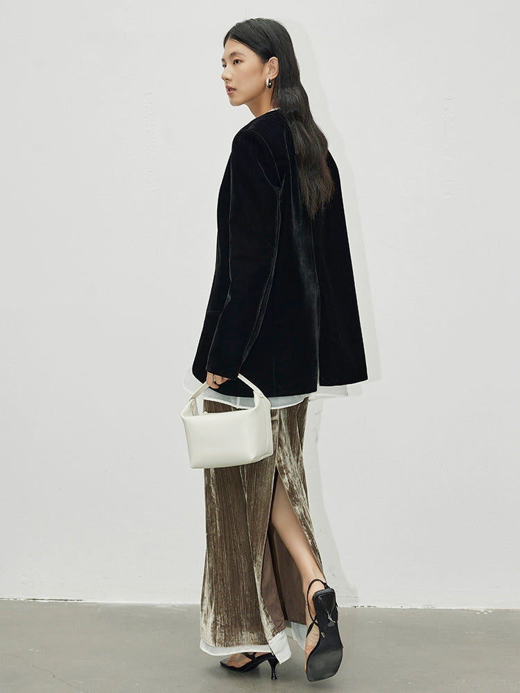 Stylish Jacket and skirt_BDHL5146