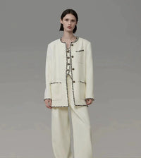 White Retro Jacket Vest and Pants_DI100324