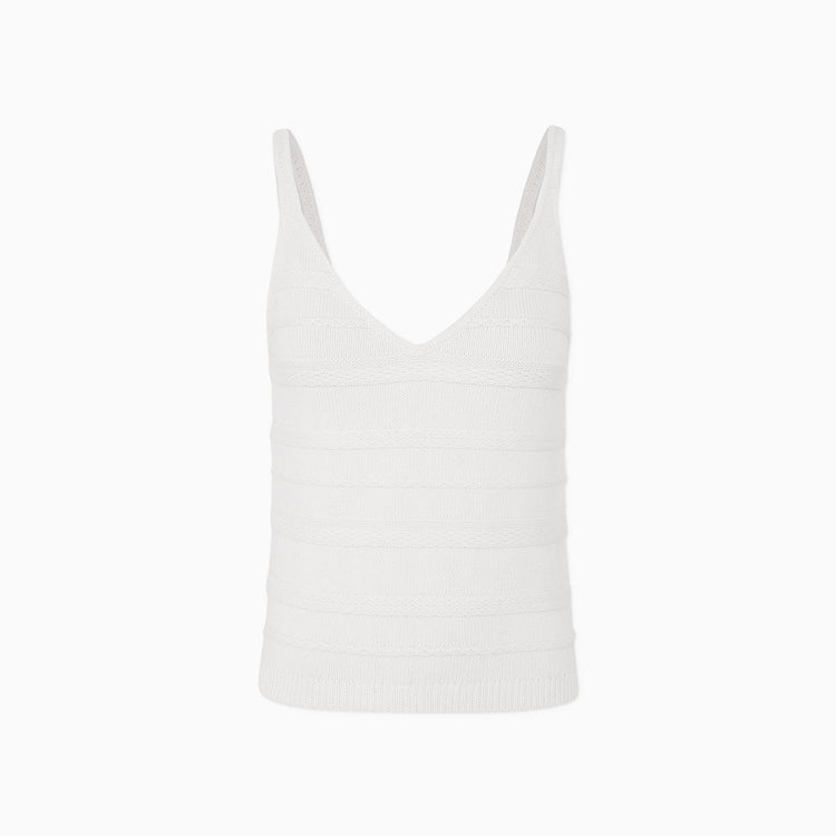 Embossed Sling Tank Top_DI100290 - HELROUS