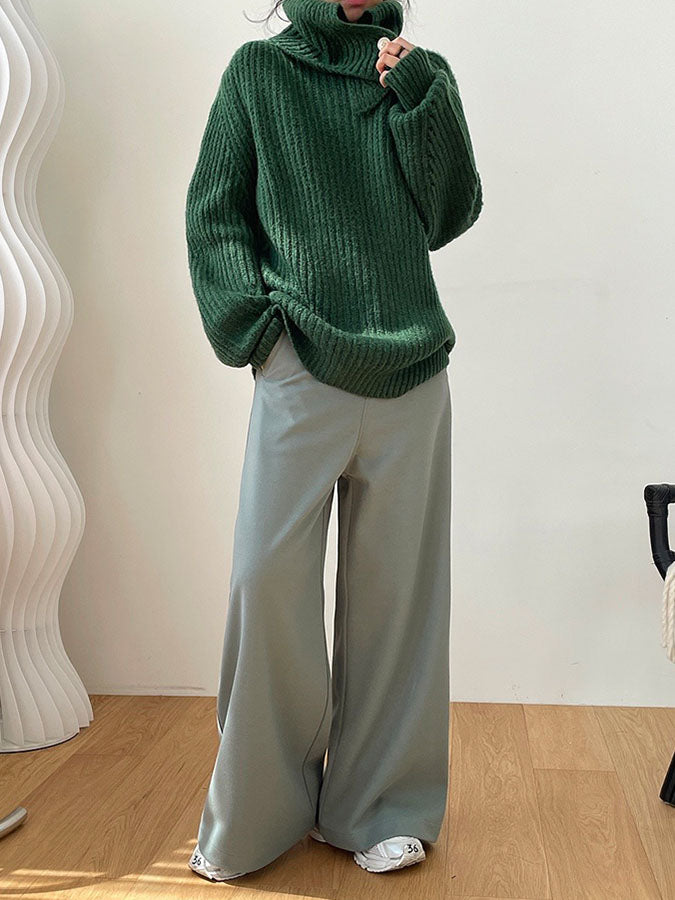 2way volume turtleneck knit H3370