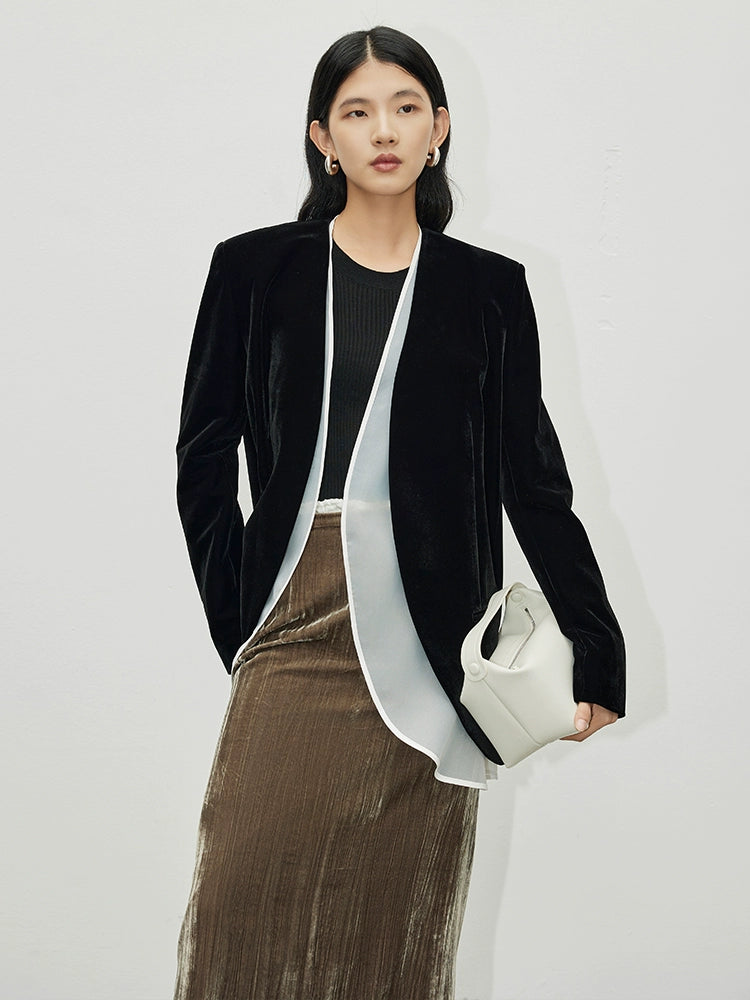 Stylish Jacket and skirt_BDHL5146