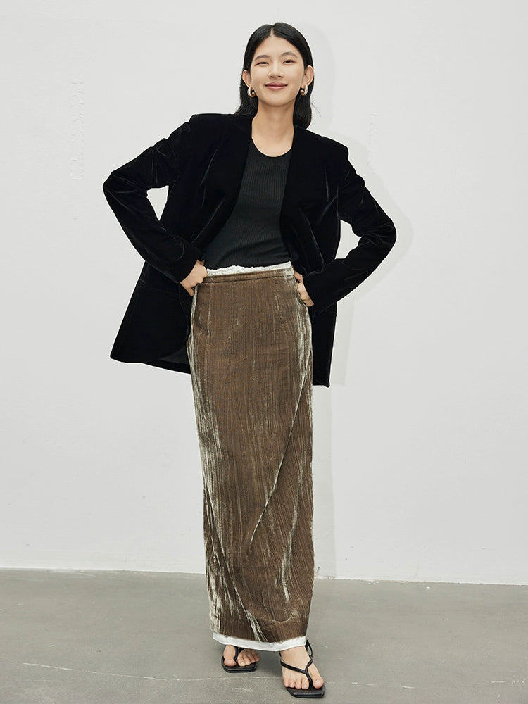 Stylish Jacket and skirt_BDHL5146