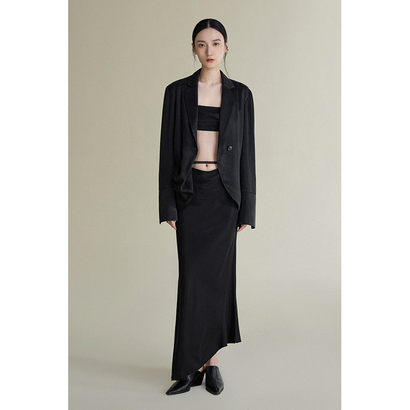 Slim mid-length jacket_N80355