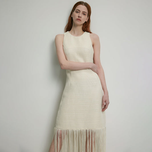 French minimalist sleeveless dress_DI100231