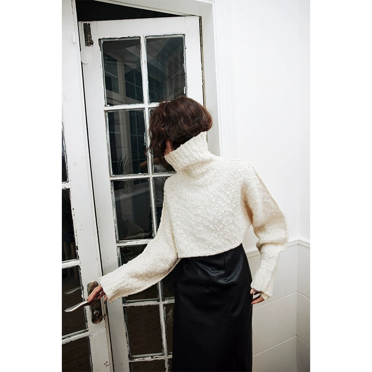 Turtleneck loose sweater_BDHL5229