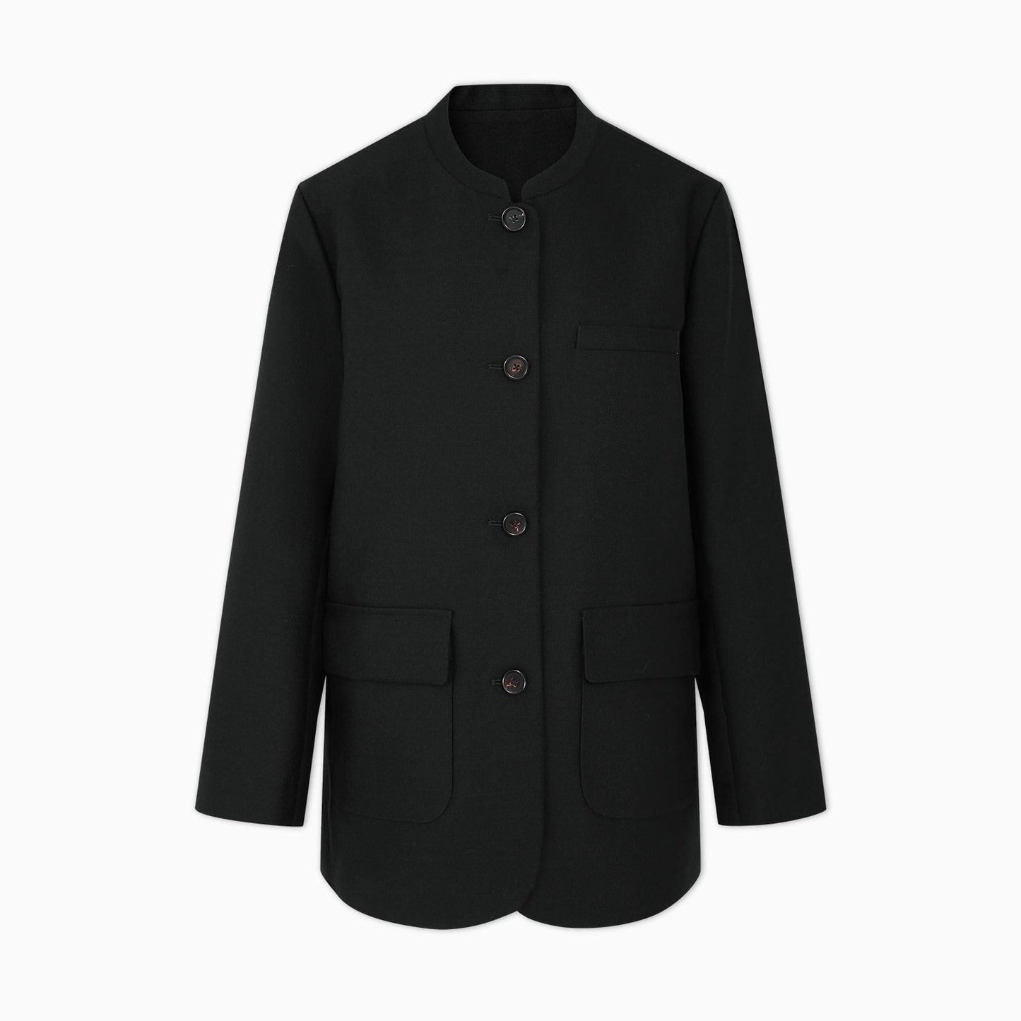 Wool casual silhouette jacket_DI100282