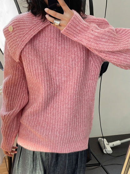 2way volume turtleneck knit H3370