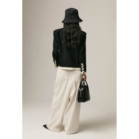 Retro wool long-sleeved jacket_N80416