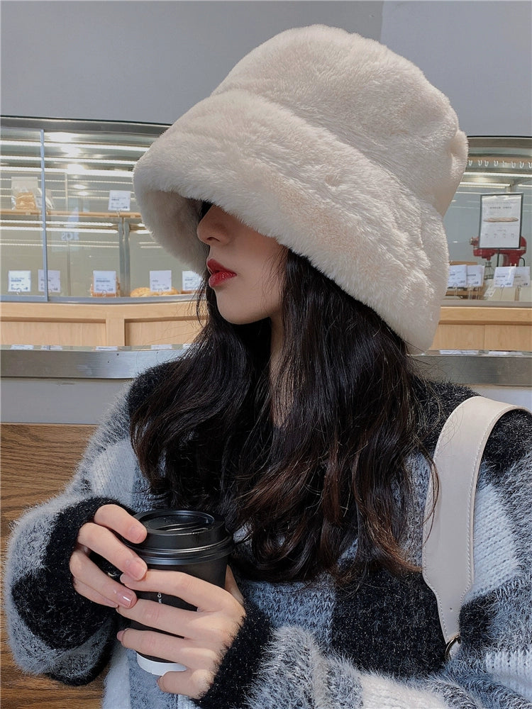 Winter thickened furry hat_BDHL5351