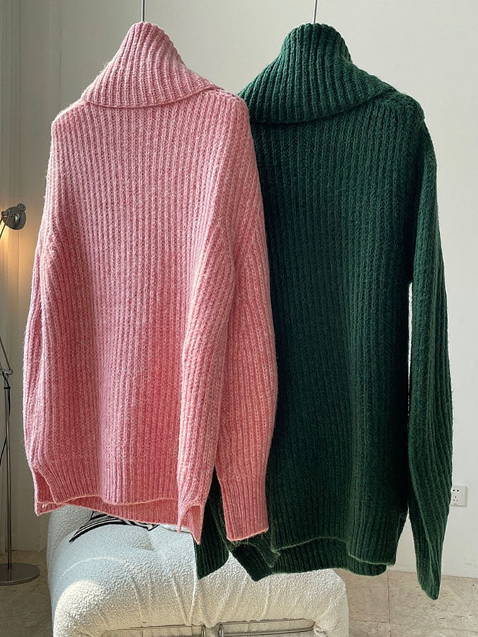 2way volume turtleneck knit H3370