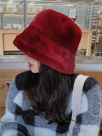 Winter thickened furry hat_BDHL5351