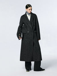 Double-sided minimalist style coat_BDHL5378