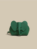 Leather] Elephant Key Chain Mini Pouch HL3301 - HELROUS