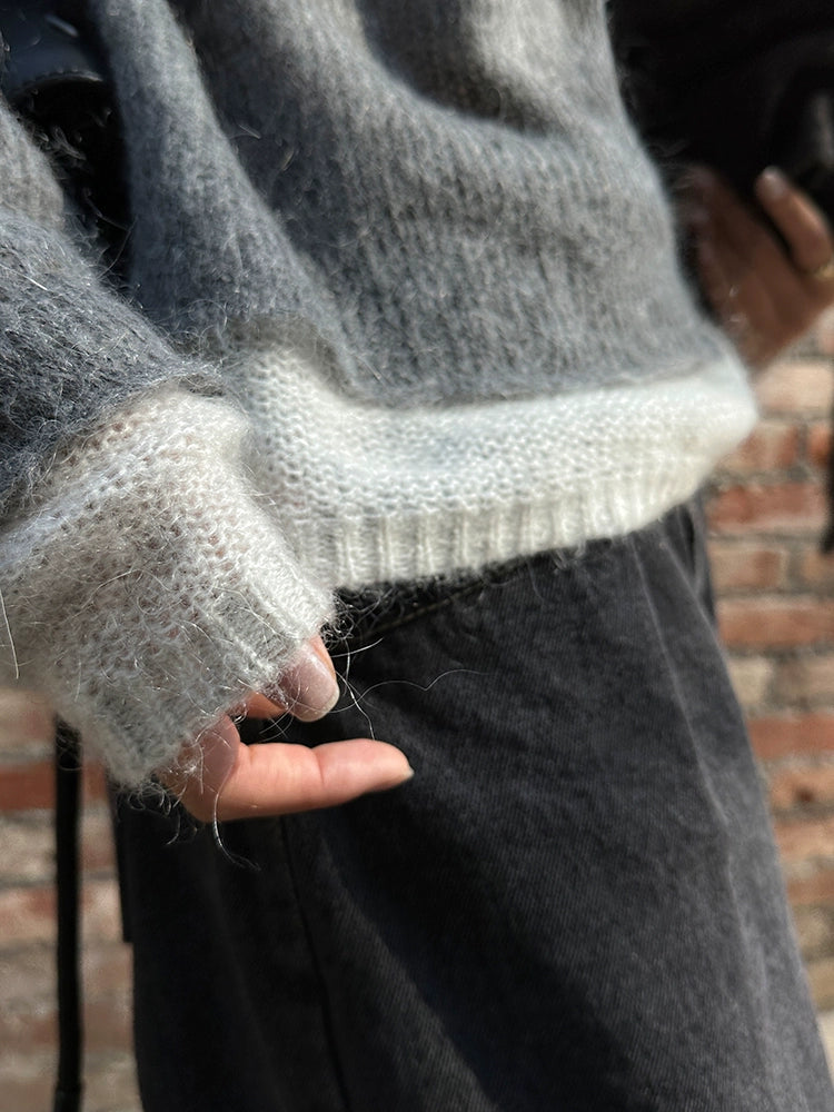 Round Neck Mohair Knite_BDHL5417