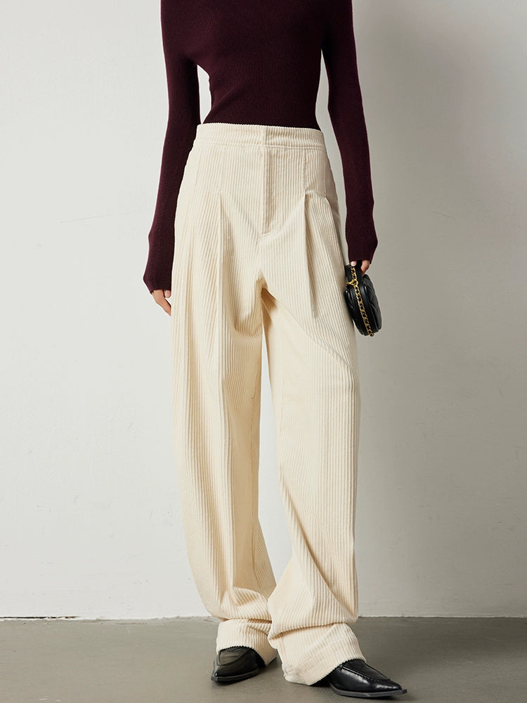 High-waisted corduroy pants_BDHL5304
