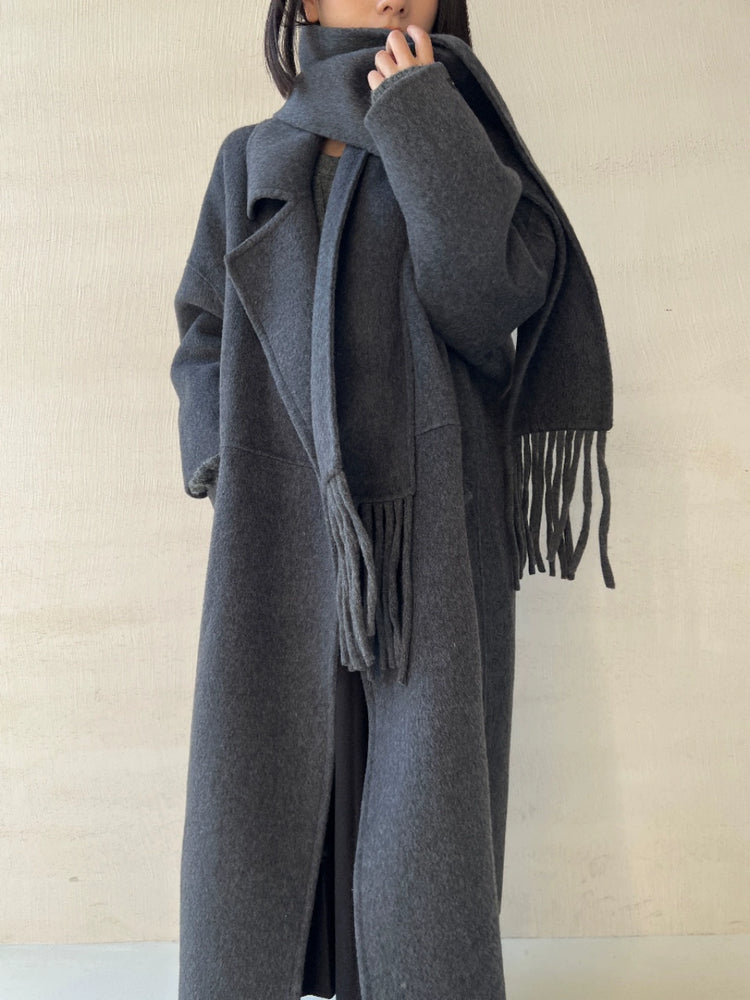 Double-sided Scarf Coat_BDHL5329