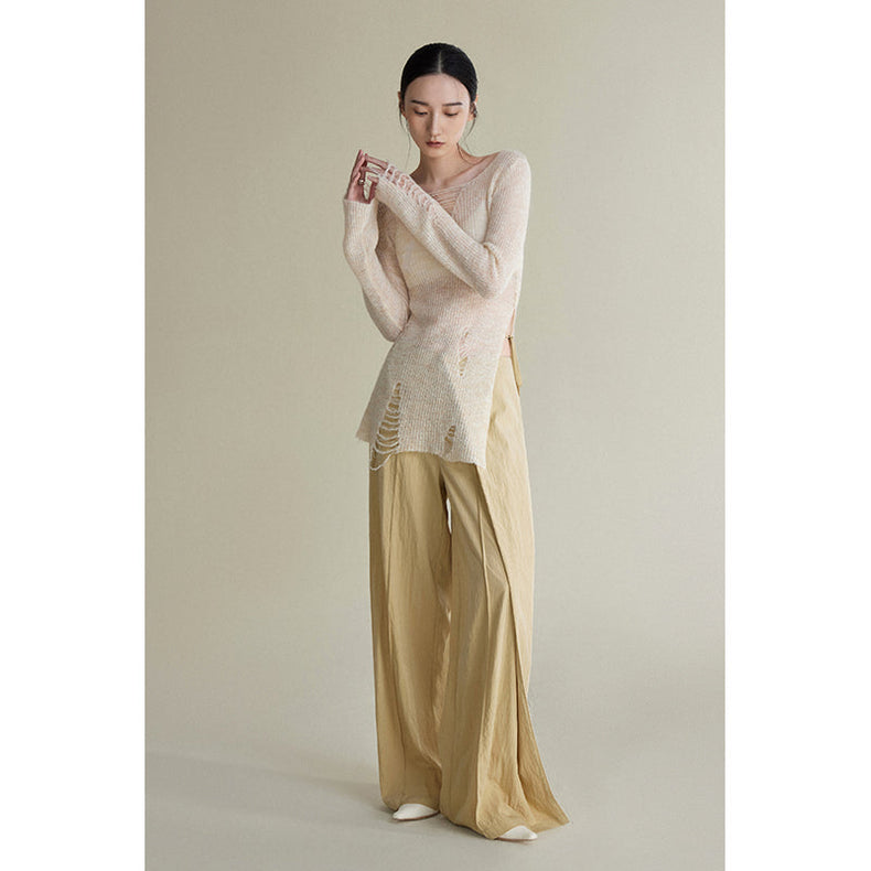 Loose casual wide-leg pants_N80335 - HELROUS