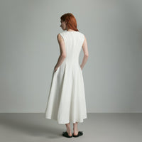 White Sleeveless Dress_DI100236