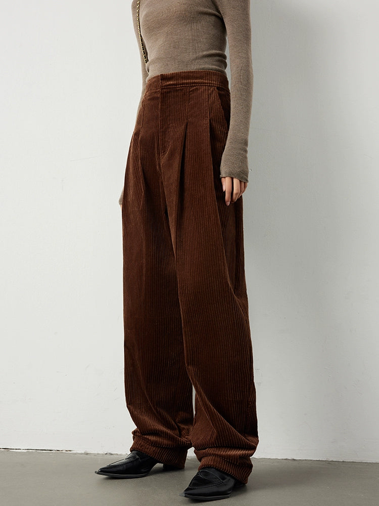 High-waisted corduroy pants_BDHL5304