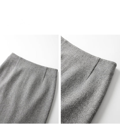 imported Australian wool casual skirt_N80050
