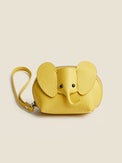 Leather] Elephant Key Chain Mini Pouch HL3301 - HELROUS