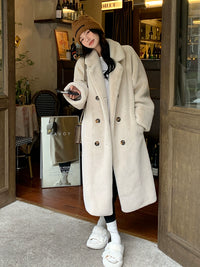 Winter eco-friendly velvet coat_BDHL5354