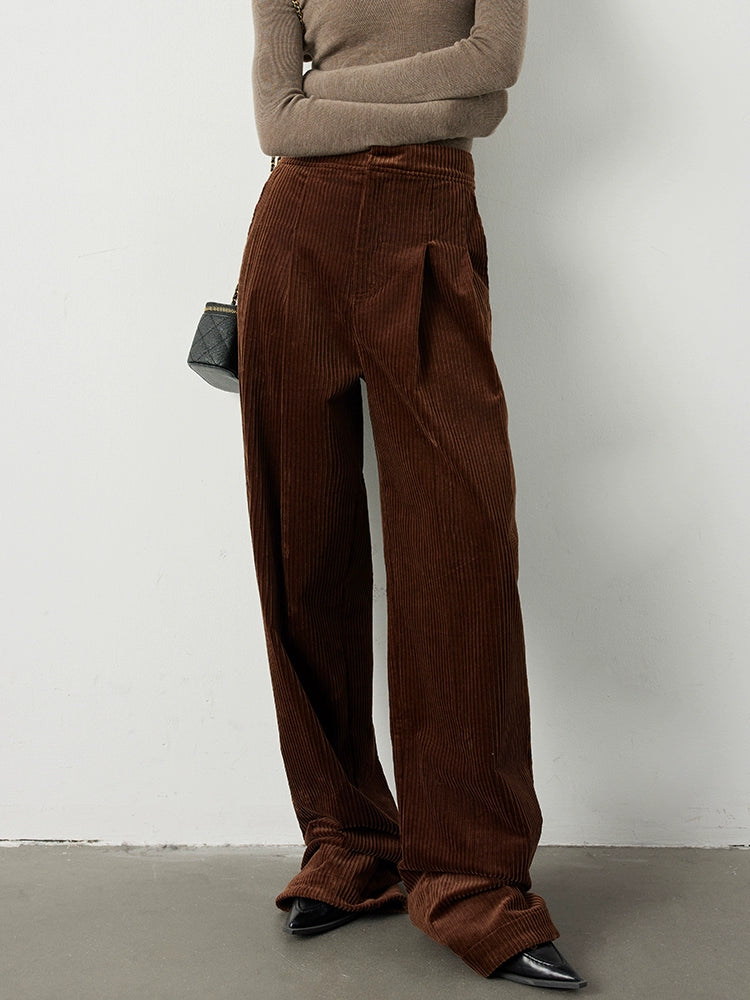 High-waisted corduroy pants_BDHL5304