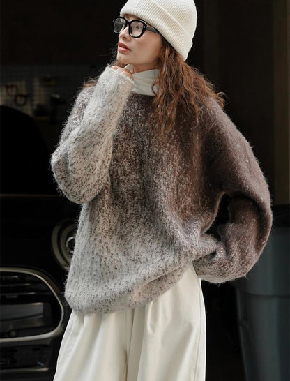 Gradient wool sweater_BDHL5139