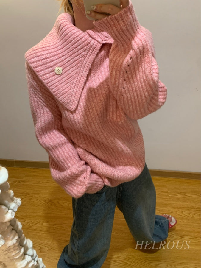 2way volume turtleneck knit H3370