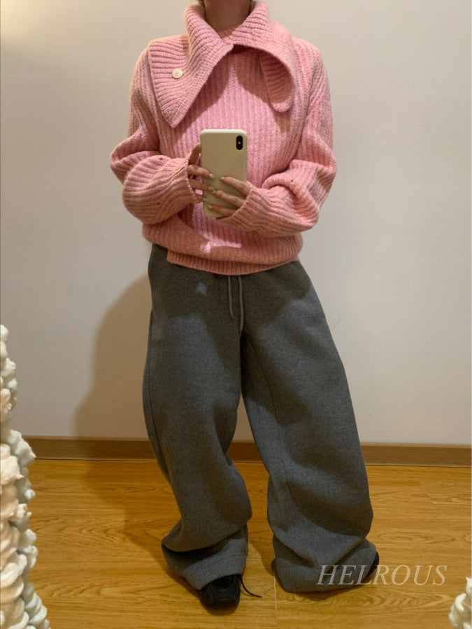 2way volume turtleneck knit H3370