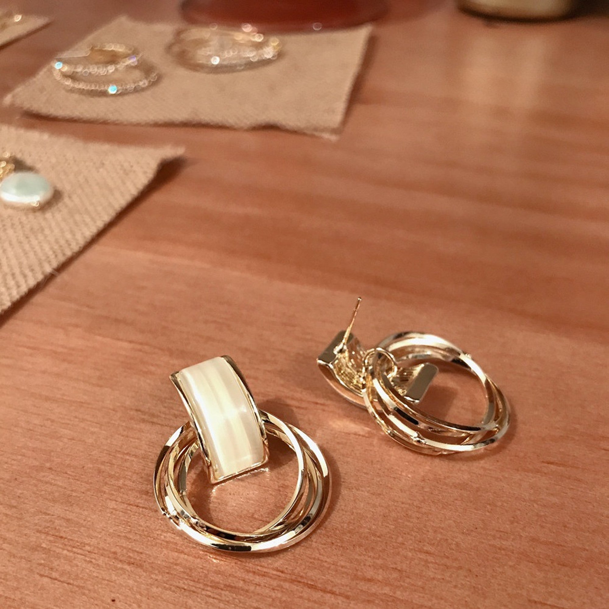 Opal Ring Earrings 5720