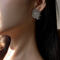 Mesh design earrings_5554