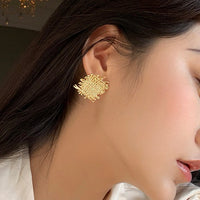 Mesh design earrings_5554