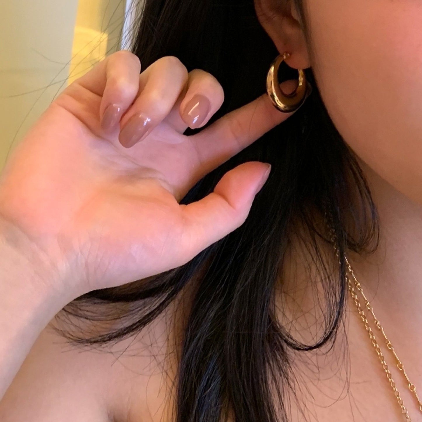 Minimalist Hoop Earrings 5519