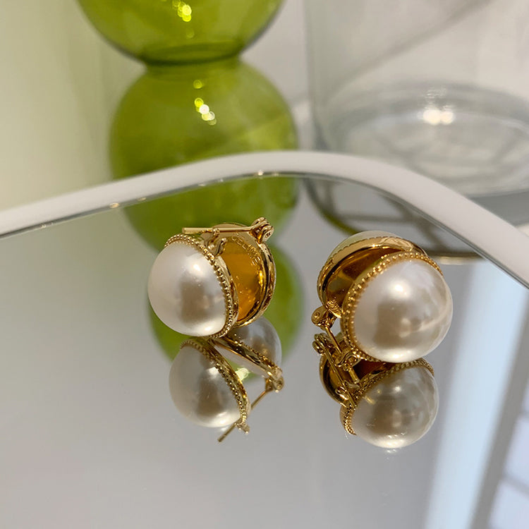 Pearl sand earrings_5513