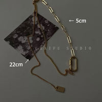 Clip chain necklace_8837