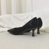 Pointed Toe Plain Pumps_5292