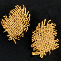 Mesh design earrings_5554