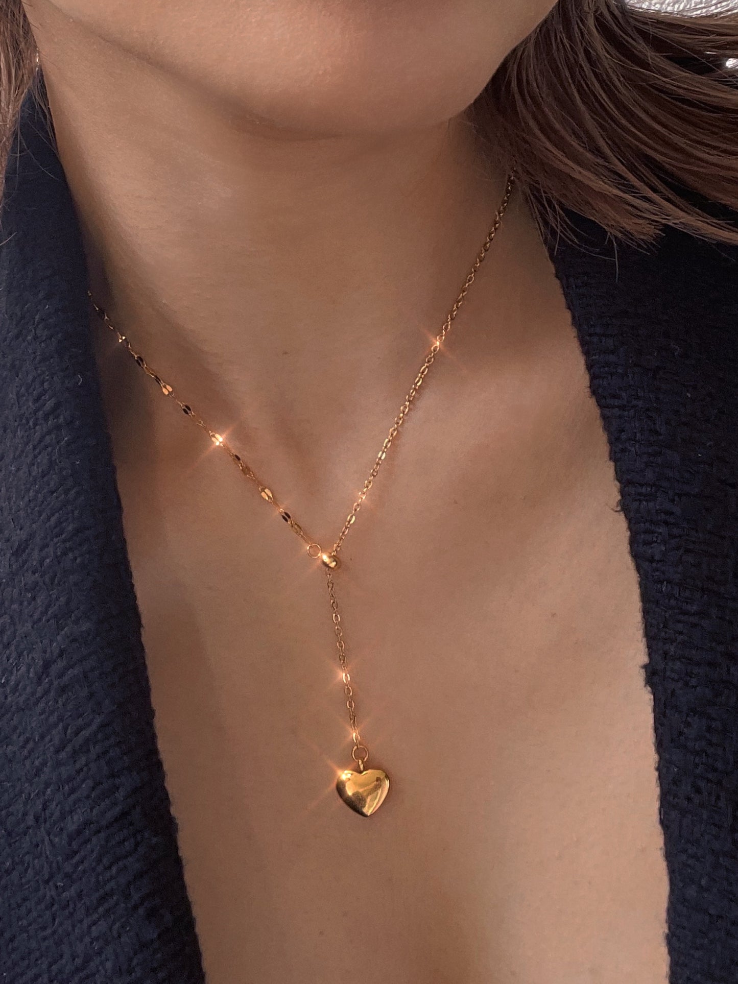 Petite heart necklace N0005